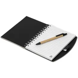 Bonaire Midi Notebook & Pen Open
